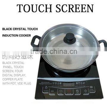 Induction cooker 110V or 220V Household waterproof induction cooker Intelligent Mini Touch screen type induction cooker