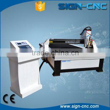 Best price metal plasma cutting machine,1300*2500mm plasma cutting table cnc plasma cutter for steel