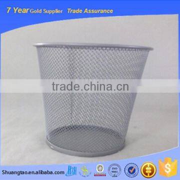 ISO China rubbish waste bin, galvanized waste bin, decorative waste bin