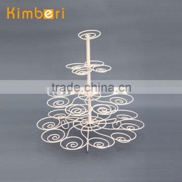 4 tier iron cupcake/ muffin wedding metal stand for cake