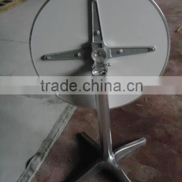 hardware aluminum folding furniture legs table base coffee shop restaurant table folded table base (F2H5)