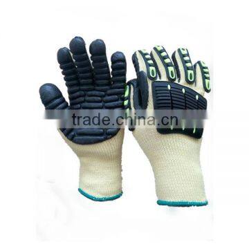 Rubber Anti-vibration Working Gloves Cut resistant Level 5 Glove