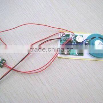 Fancy greeting cards voice recorder module for vivi
