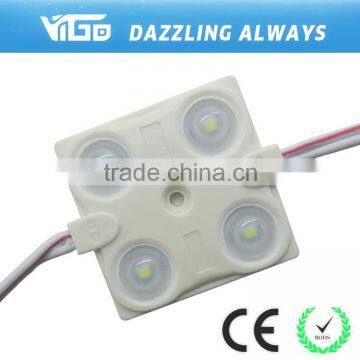 High power 4 leds 2835 RGB injection module with lens                        
                                                Quality Choice