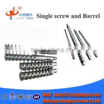 Rubber screwd cold feeding screw barrel/extruder machine parts