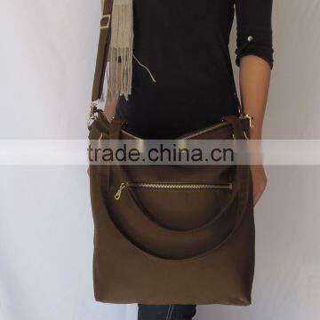 Hand made canvas bag/ Brown cotton canvas tote/ laptop canvas bag/ messenger bag/ messenger shoulder bag