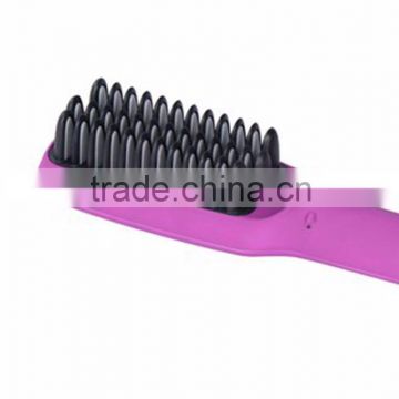 PTC Heating Temperature Control Brush Hair Straightener Fast Hair Brush Straightener