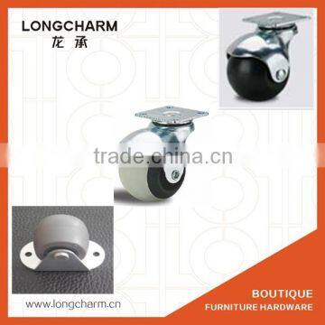 40mm TPR ball bearing caster flat furniture casters chair caster