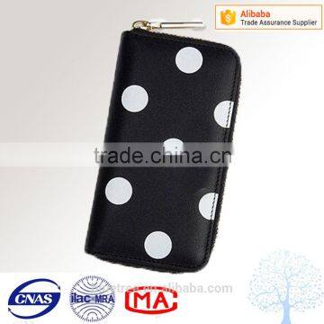 Printing dots pattern in PU leather car key holder