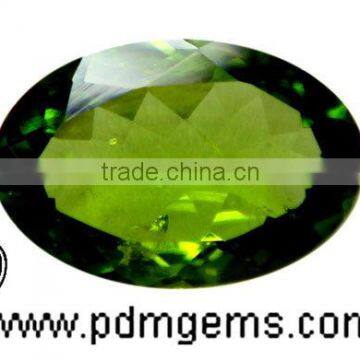 Peridot Oval Cut Faceted Color Gemstone From Manufacturer