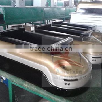 Plastic car battery shell