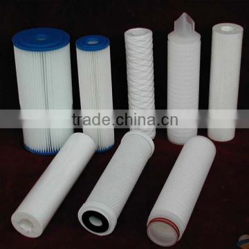 Hot sell customized 10" 20" 30" pp pleated filter