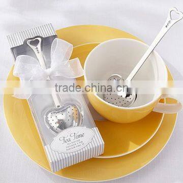 Wedding "Tea Time" Heart Tea Infuser in Tea-Time Gift Box