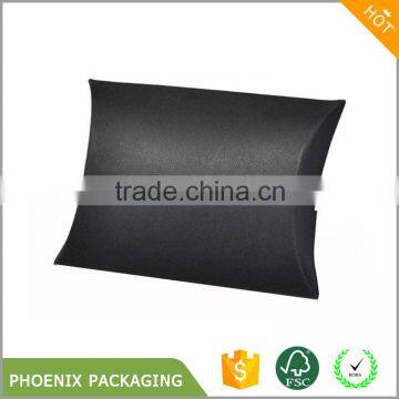 black paper card pillow box gift box packaging