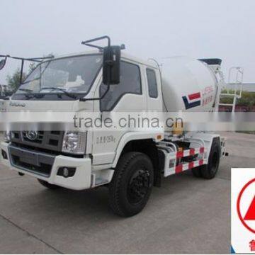 FOTON brand FORLAND chassis 4cbm mini concrete mixer truck for sale