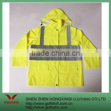 Yellow reflectitive material long-sleeves workwear