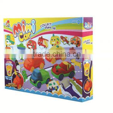 HOT selling childrens Playdough game mini car modeling clay