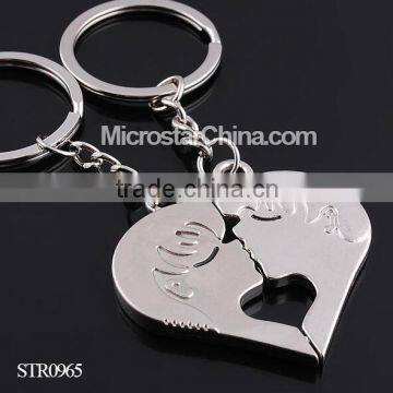 2016 Hot Stock Couple Handmade Key Chain Ring Keyring