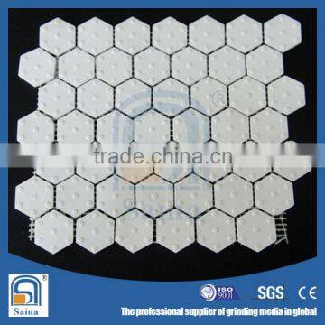 92% Al2O3 Industry Ceramic Higher Hardness Wear- resistance Mosaic Tile Mat