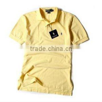 Plain Dyed Cotton Polo Men's T Shirt