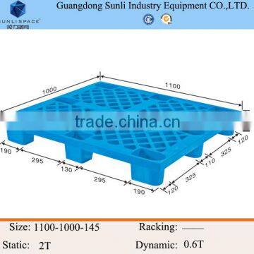 light capacity 9 feets warehouse plastic pallet
