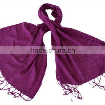 india solid cotton crinkle scarves