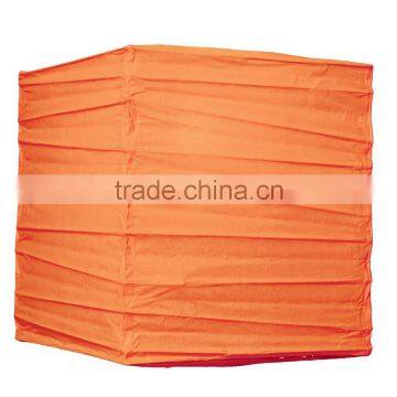 Mango Orange 10 Inch Square Premium Chinese Paper Lantern