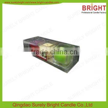 Hot Sale Square Glass Jar Candles Scented photo-5