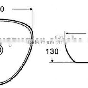 Y122 Washing Basins China Ceramic Sanitary Ware photo-3