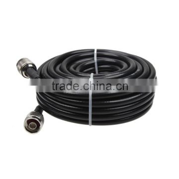 10 Meters 50-5D Black Color Repeater Signal Cable