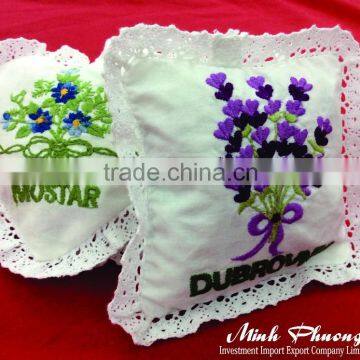 Embroidery fragrant bags high quality