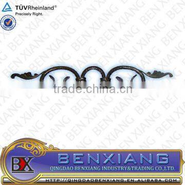 Decorative wrought iron pickets used fence and railing parts