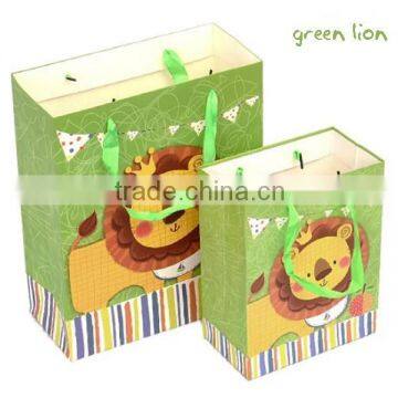 Trendy Lovely Cartoon Animals Paper Shopping Bag photo-4