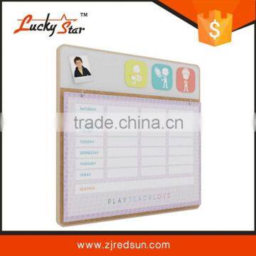 yongkang lucky star half magnetic white board half non- magnetic printed decorative cork board