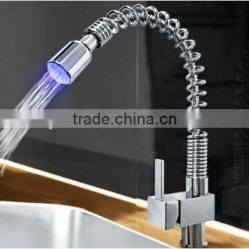 LED Chrome Commercial Style Pre Rinse Kitchen Faucet with Pot Filler 1056-CP