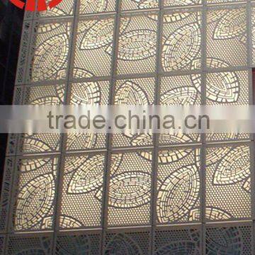 Artistic wall covering decorative metal tiles