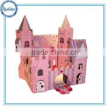 Attractive cardboard toy, cardboard house for parent-child activities