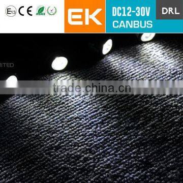 DRL LED Full Aluminum Housing 6 LEDs 12W E-Mark photo-5