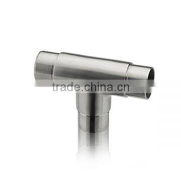 outside handrail Flush tee for tube 42,4x2,6mm, stainless steel Tee