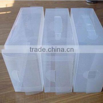 packaging custom made plastic transparent box to store shoes