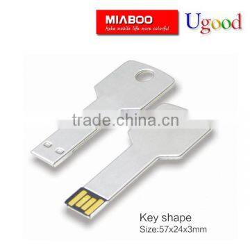 OEM usb flash key shape impressed gift,high quality key shape usb flash drive promotional,customized pack design metal pendrive