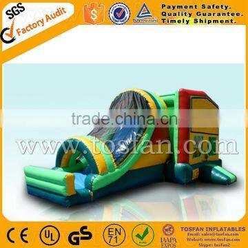 inflatable jumping combo with art panel,bounce house A3099