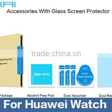 Factory Price Ultra Thin Anti Explosion High Clear Water Proof Tempered Glass Screen Guard Film For Huawei Watch Glass Film.