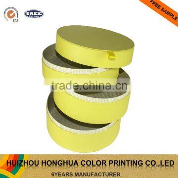 3-Layer Paper Round Storage Box Cardboard Packaging Box
