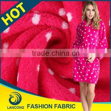 1PCS SALE!!!2015 Top quality Attractive polar fleece printed fabric for bathrobe/blanket accept custom-made