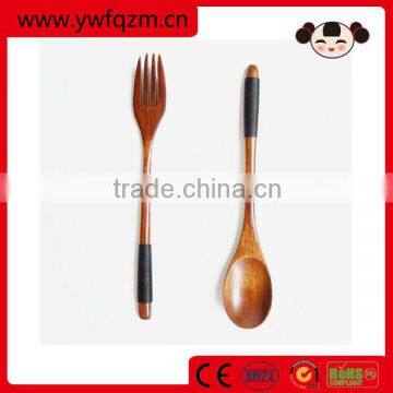 Factory hot selling wood spoon & fork