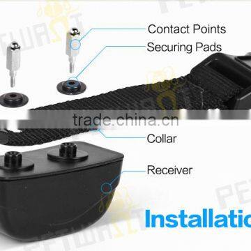 Waterproof Rechargeable 300m Vibrating Anti Bark Collar