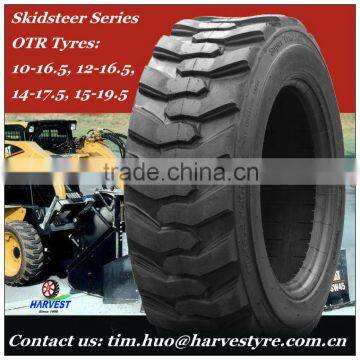 12-16.5, 10-16.5, 14-17.5, 15-19.5 All series Skid steer tyres