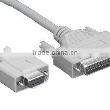 AT Modem Cable DB9F DB25M