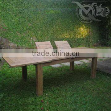 Teak Outdoor Double Extension Table VXT 012